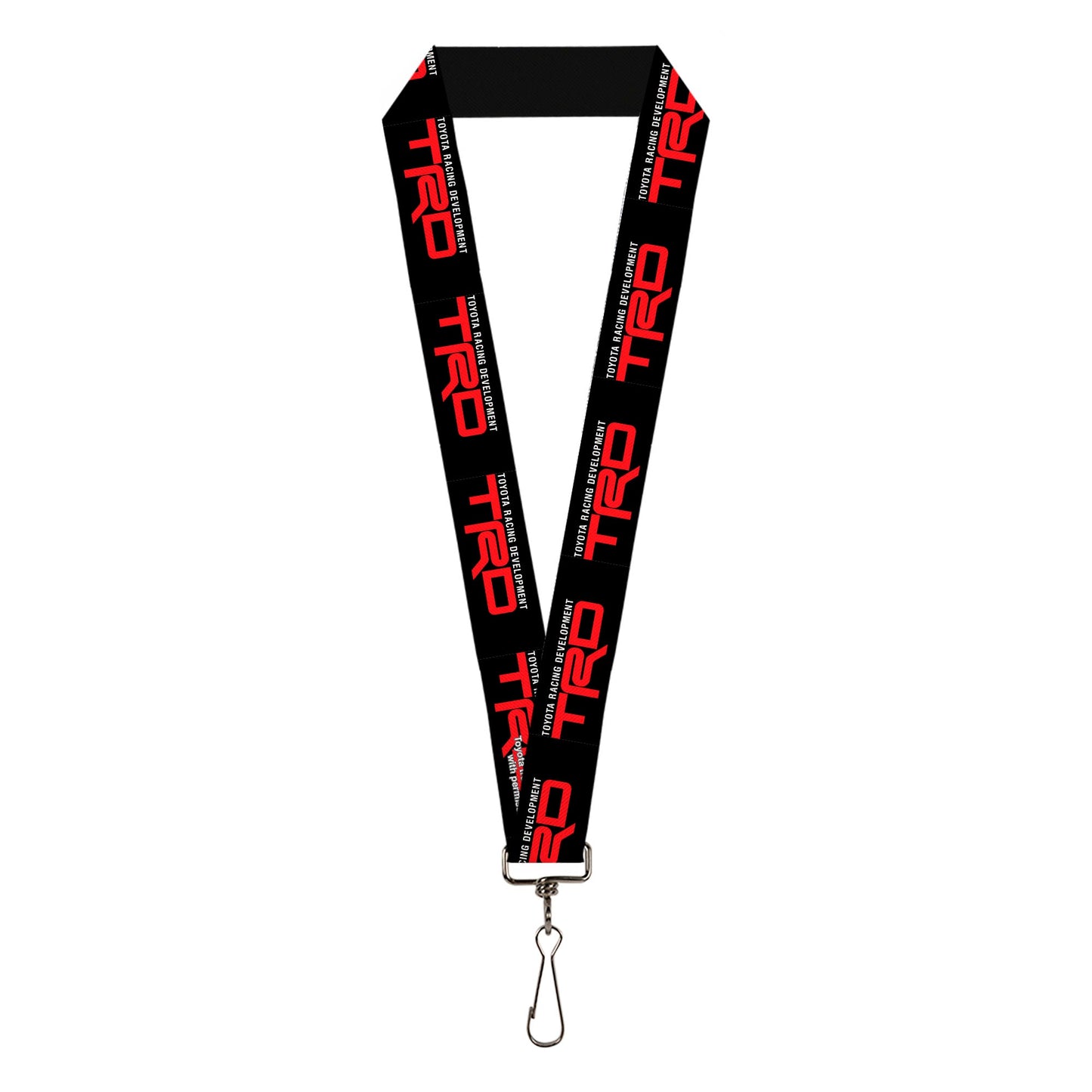 Lanyard - 1.0" - TOYOTA RACING DEVELOPMENT TRD Logo Black/White/Red