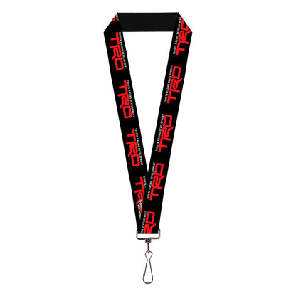 Lanyard - 1.0" - TOYOTA RACING DEVELOPMENT TRD Logo Black/White/Red