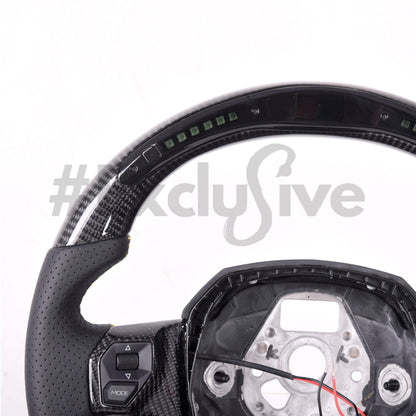 2012-2014 Lamborghini Aventador Custom Steering Wheel by Exclusive Steering