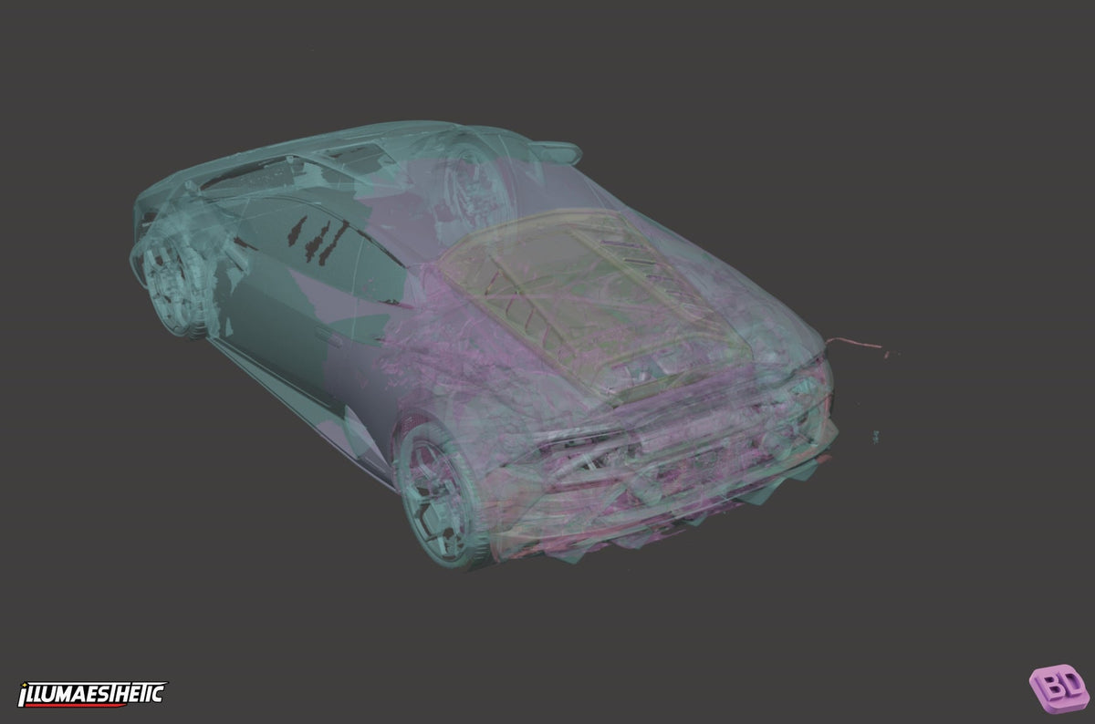 Lamborghini Huracan LP640-4 Evo 3D Scan (2019-2024)