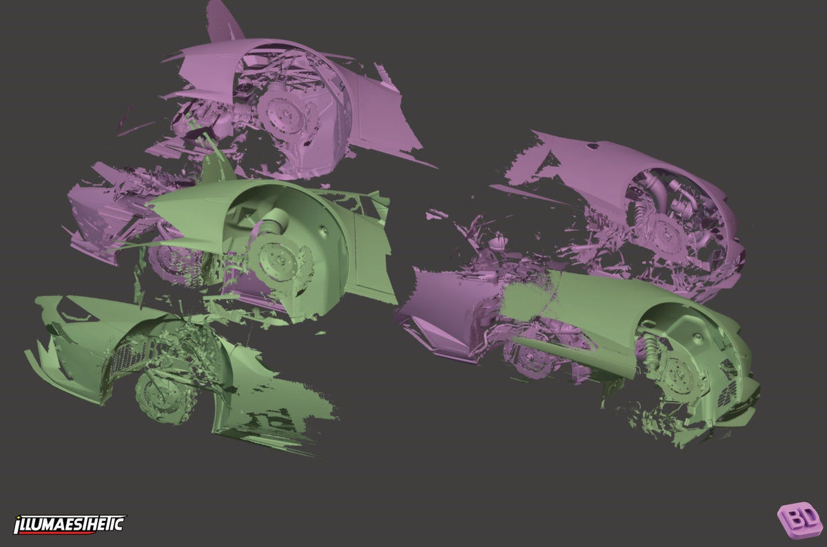 Lamborghini Huracan LP640-4 Evo 3D Scan (2019-2024)