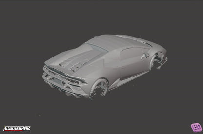 Lamborghini Huracan LP640-4 Evo 3D Scan (2019-2024)