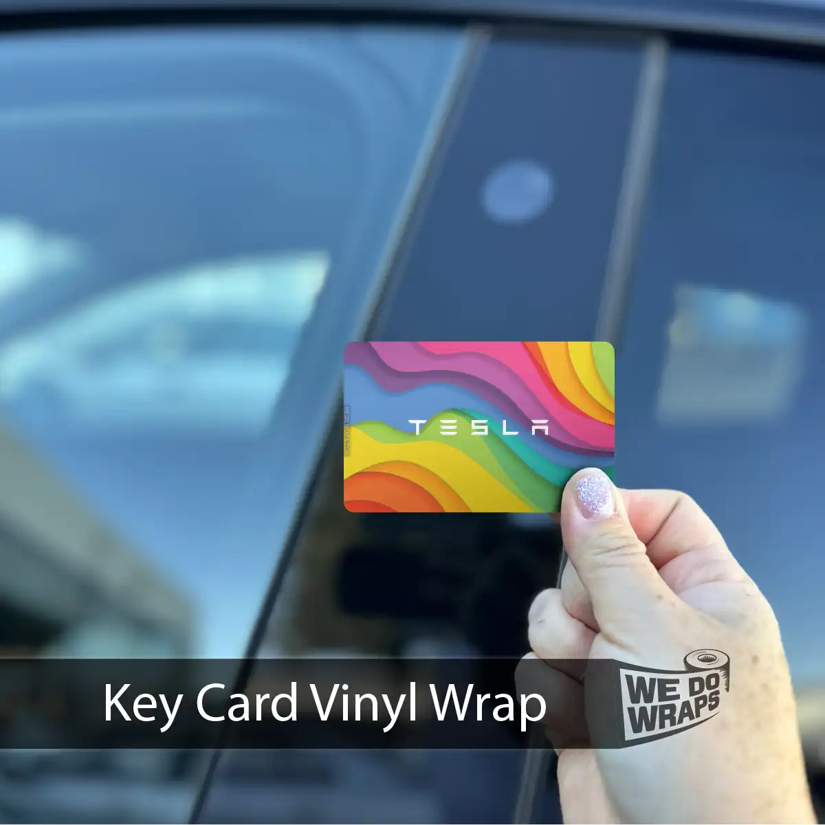 Layered Rainbow | NFC Key Card Wrap