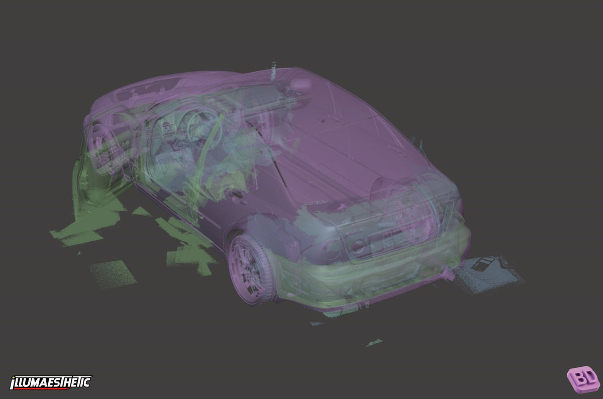 Lexus IS300 / Toyota Altezza (XE10) 3D Scan (1998–2005)