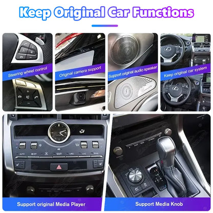 Wireless Apple Carplay & Android Auto for Lexus LX570 2016-2021