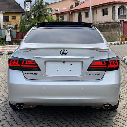 2006-2012 Lexus ES Series LED Tail Lights — Smoke & Red