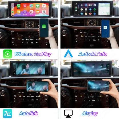 Wireless Apple Carplay & Android Auto for Lexus LX570 2016-2021