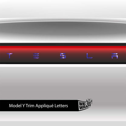 Lightning Tesla Emblem Decals (Front + Back) | Model Y