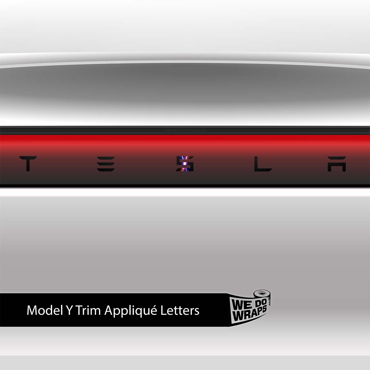 Laser Sword Clash Tesla Emblem Decals (Front + Back) | Model Y