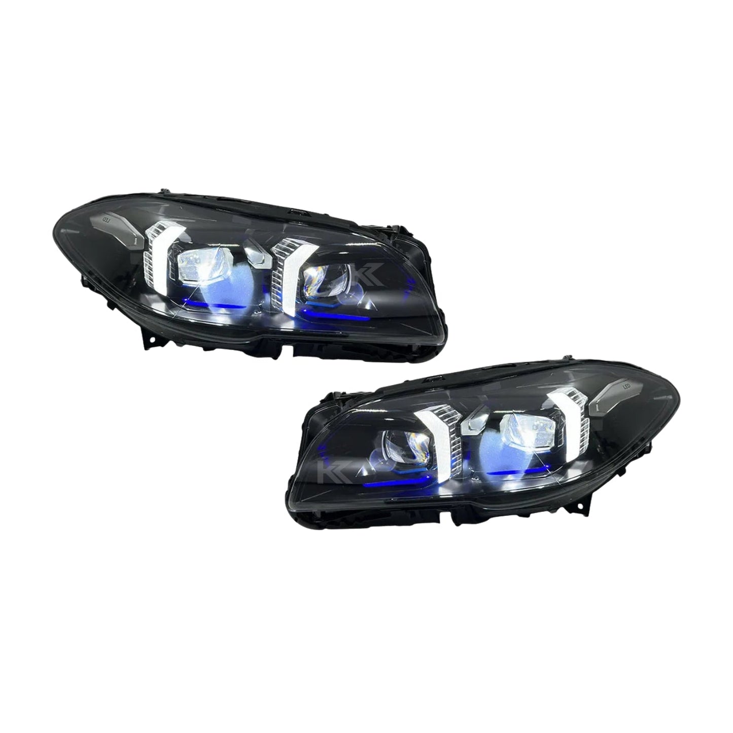 BMW 5 Series F10 / F18 LED Headlight Assembly with High / Low Beam 2011 - 2017