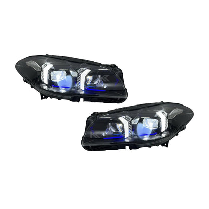 BMW 5 Series F10 / F18 LED Headlight Assembly with High / Low Beam 2011 - 2017