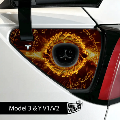 One Ring Tesla Charge Port Wrap | Model 3