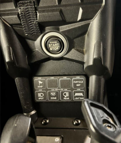 2017-2025 Can-Am X3 Switch-Pros 8 Lower Dash Plate