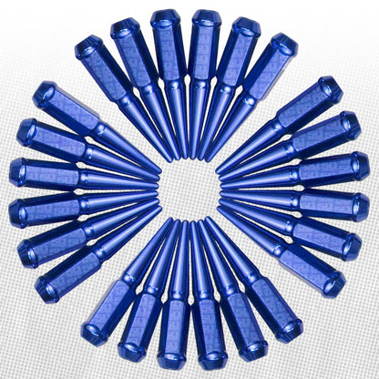 12x1.5mm Extended Spike Lug Nuts - 60 Degree Taper Seat
