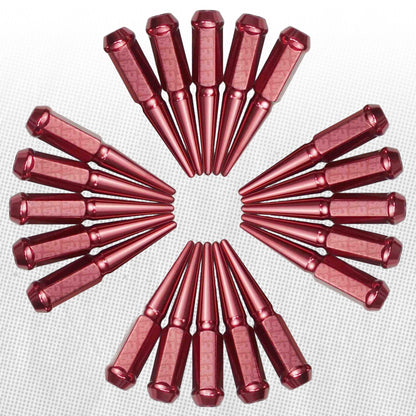10x1.25mm Extended Spike Lug Nuts - 60 Degree Taper Seat