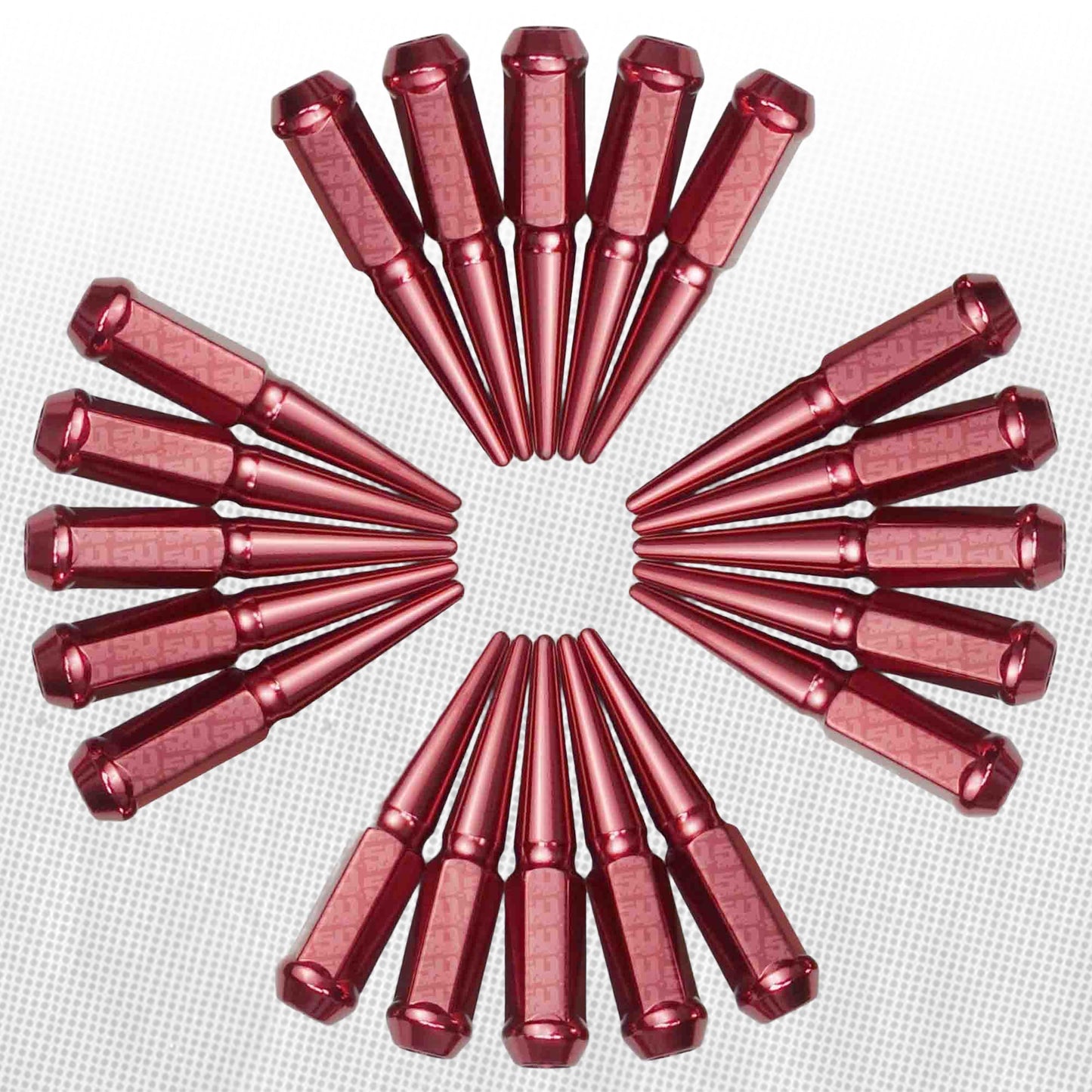 12x1.5mm Extended Spike Lug Nuts - 60 Degree Taper Seat