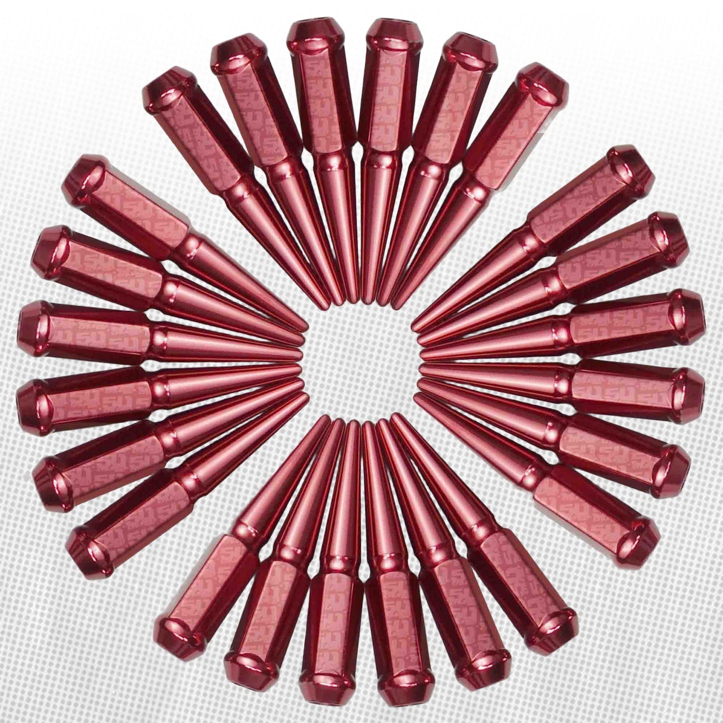 3/8-24 Extended Spike Lug Nuts - 60 Degree Taper Seat