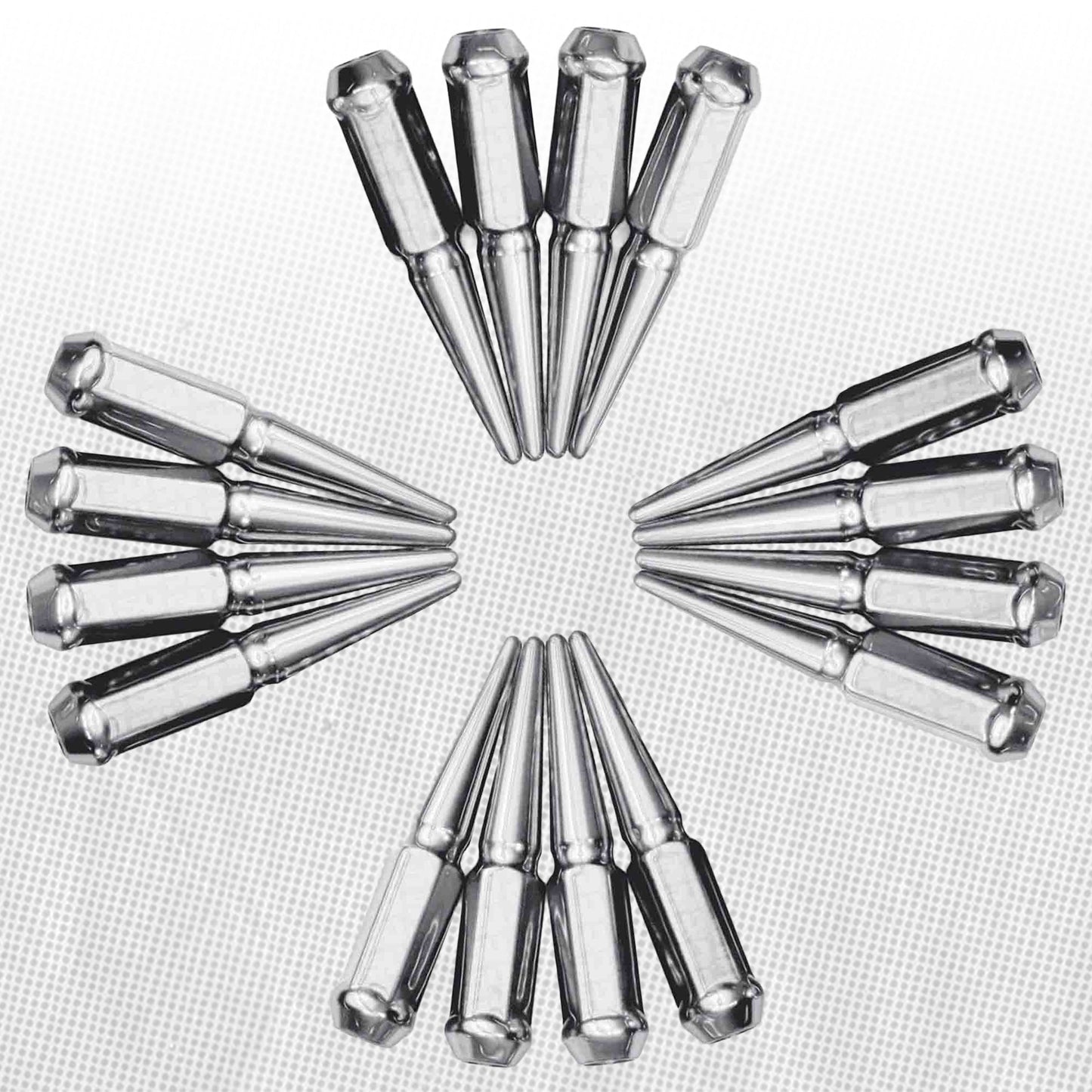 14x2.0mm Extended Spike Lug Nuts - 60 Degree Taper Seat
