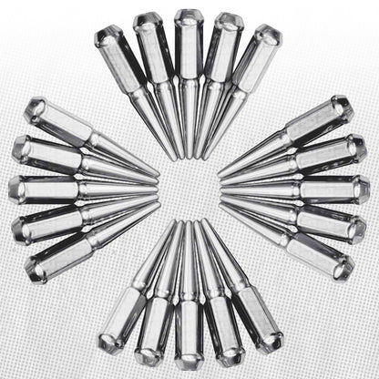 12x1.25mm Extended Spike Lug Nuts - 60 Degree Taper Seat