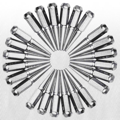 12x1.25mm Extended Spike Lug Nuts - 60 Degree Taper Seat