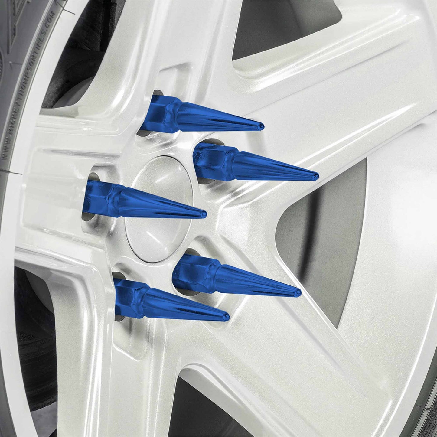 12x1.5mm Extended Spike Lug Nuts - 60 Degree Taper Seat