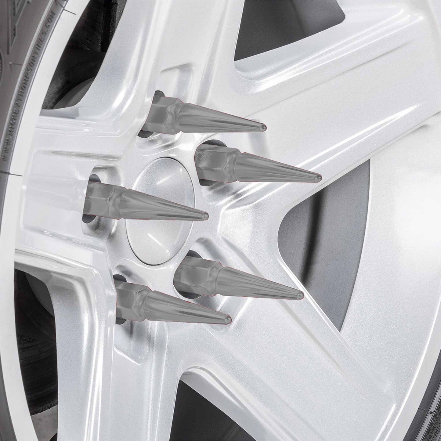 14x2.0mm Extended Spike Lug Nuts - 60 Degree Taper Seat