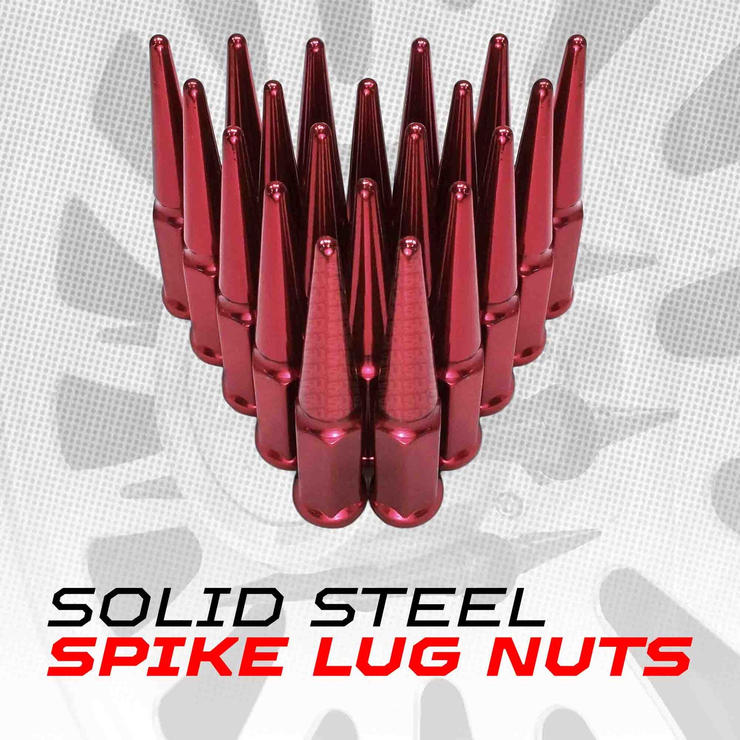 14x1.5mm Extended Spike Lug Nuts - 60 Degree Taper Seat
