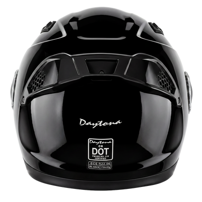 D.O.T. & ECE Daytona C6- Hi-Gloss Black