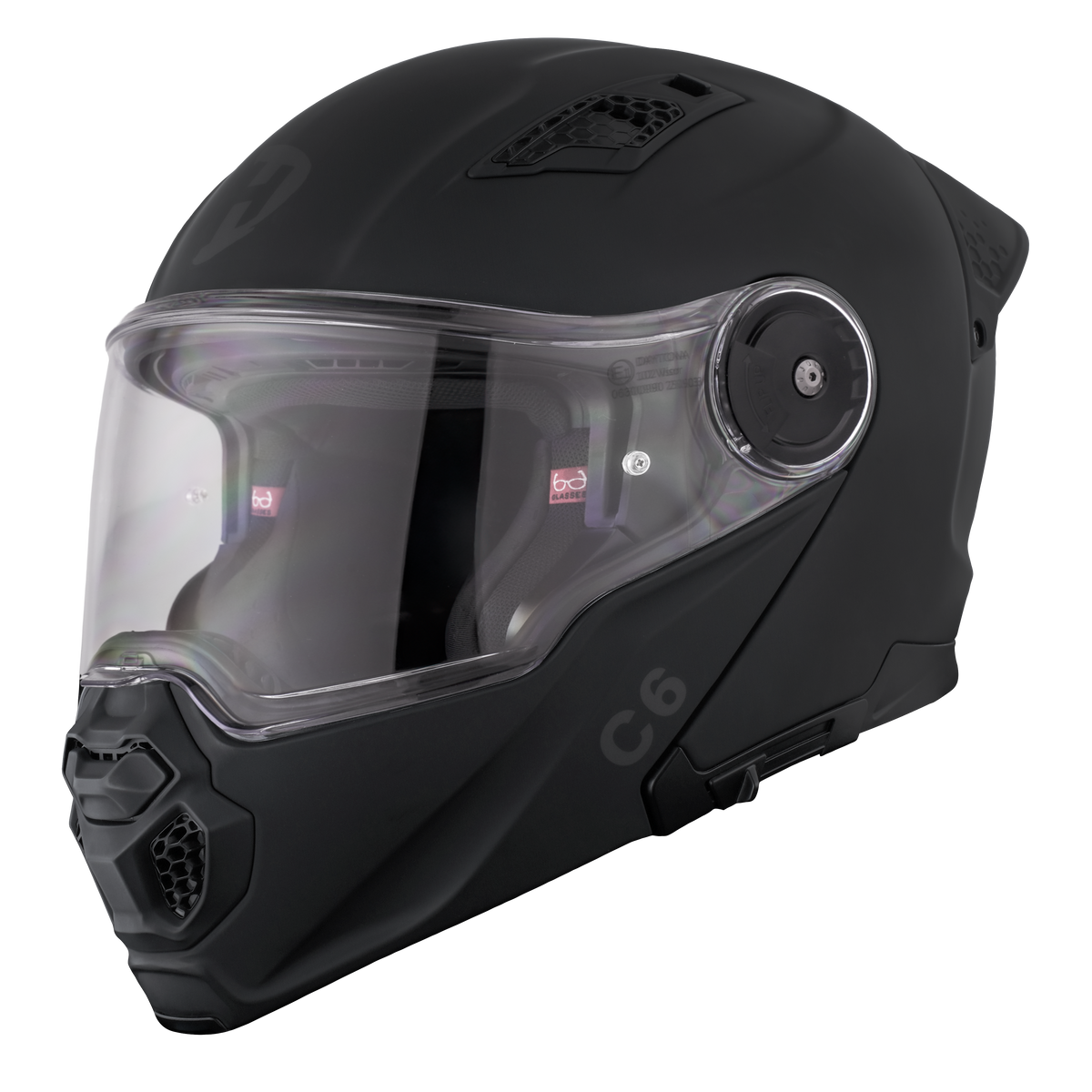 D.O.T. & ECE Daytona C6- Dull Black