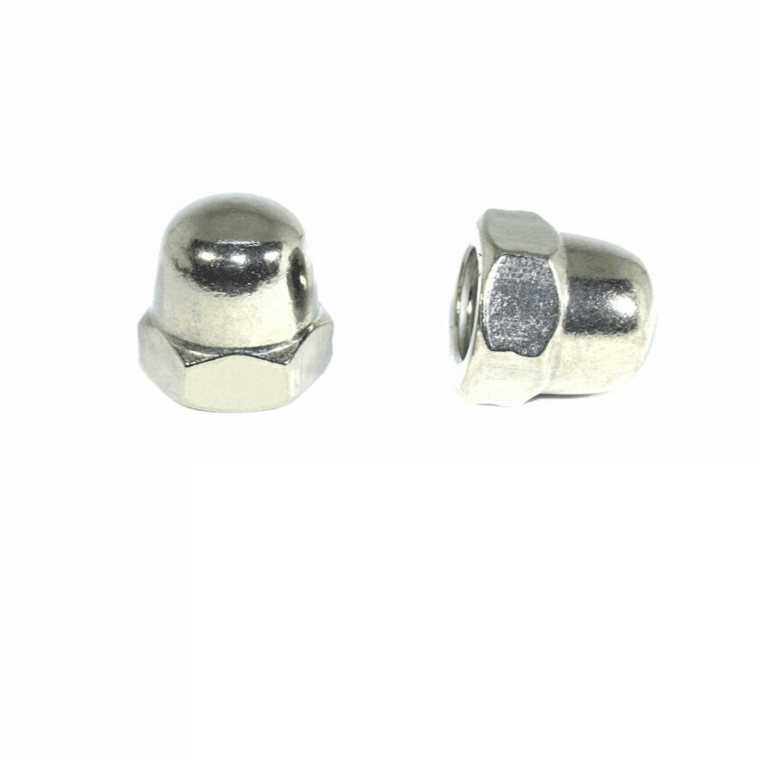 ZSPEC M6-1.0 Acorn Nuts, SUS304 Stainless Steel, 10-Pack