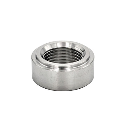 M18 x 1.5 O2 Sensor Bung - Stepped (Flat Bottom) - Mild Steel