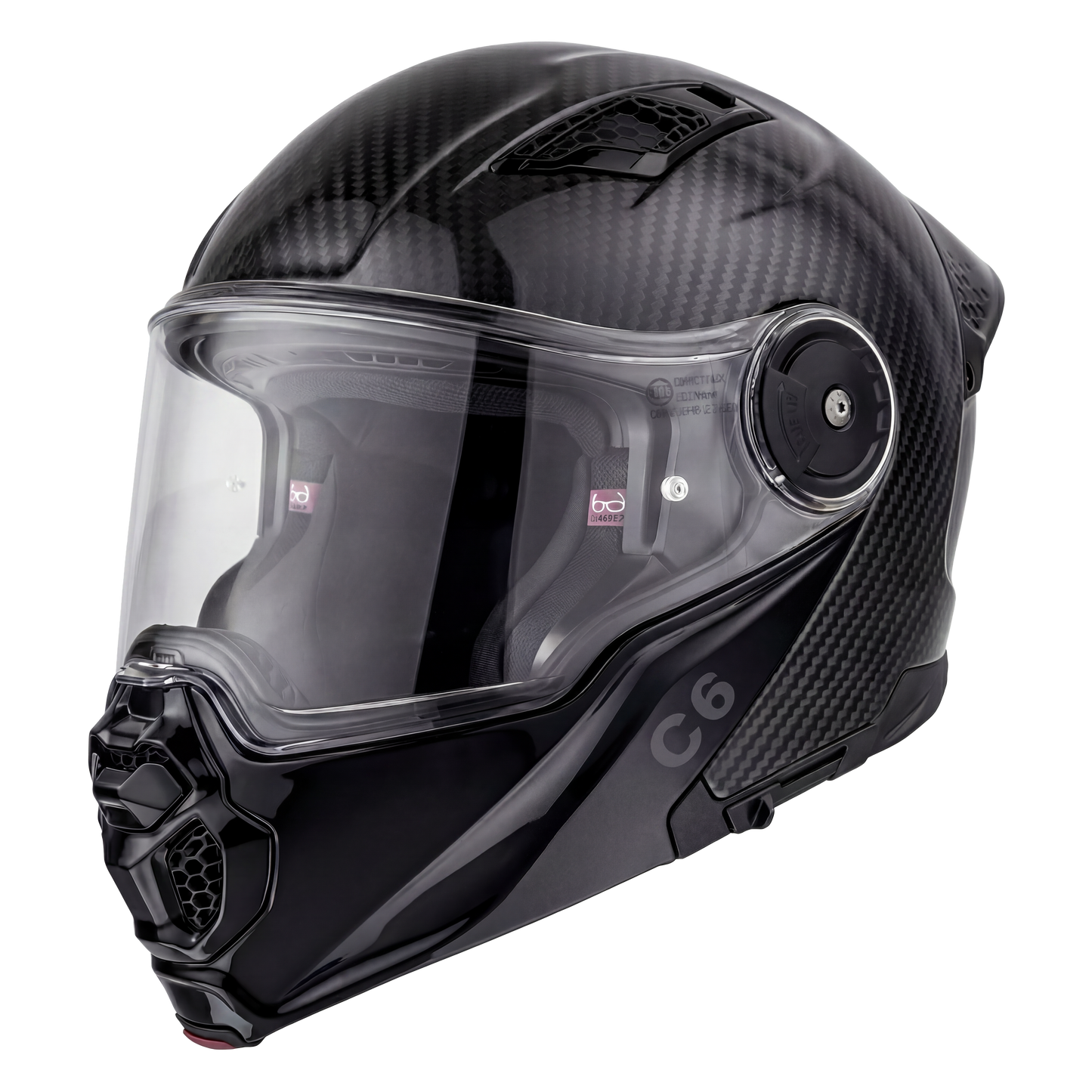 D.O.T. & ECE Daytona C6- Grey Carbon Fiber