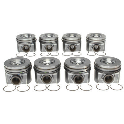 PISTONS WITH RINGS SET OF 8