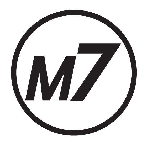 M7 Speed Circle Silver Monochromatic decal-10"
