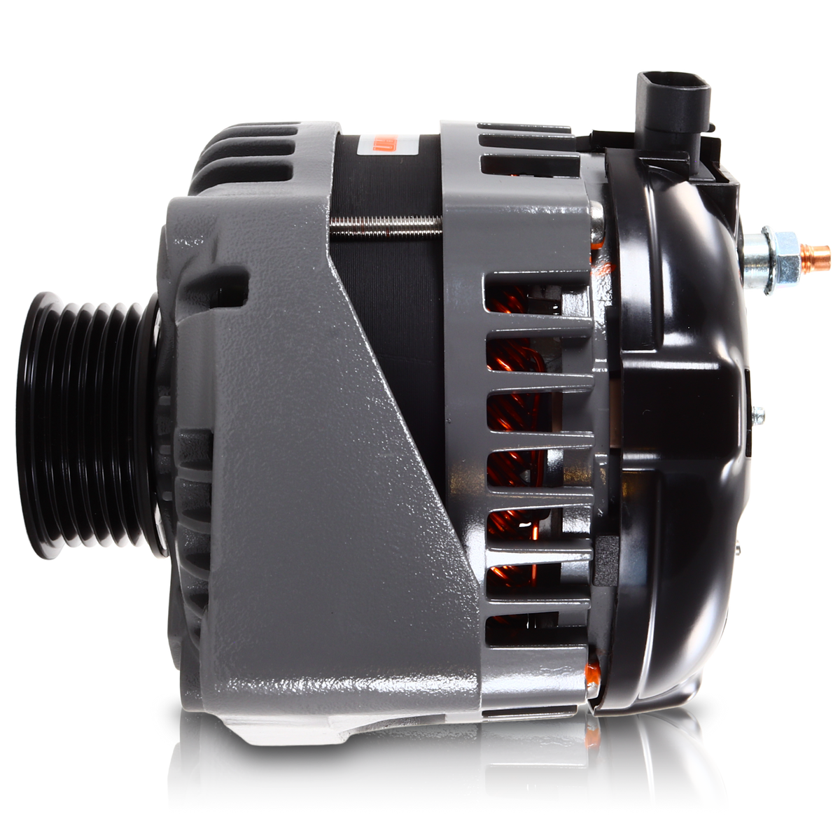 Mechman 170 Amp Marine High Output Alternator for Late Model GM LS Engines