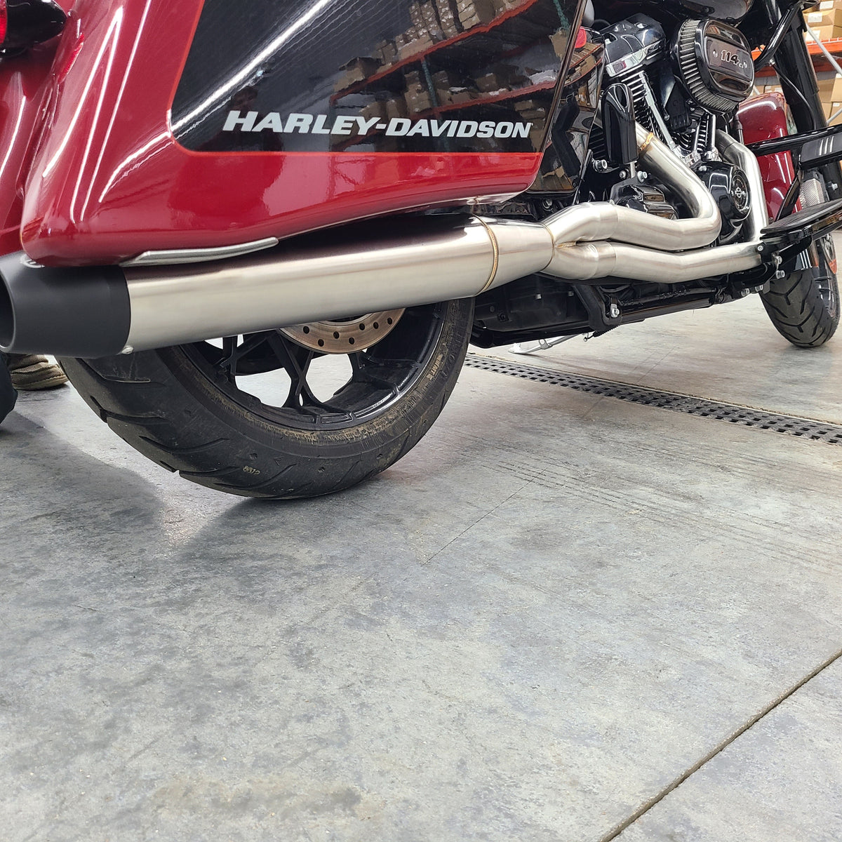 Harley Davidson Full Length 2-1 Touring Bagger Exhaust 2017+ M8 107 114 117