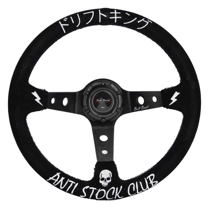 350mm Steering Wheel + Short Hub Adapter Kit For Mazda Miata RX-7 RX-8 MX-3 MX-6
