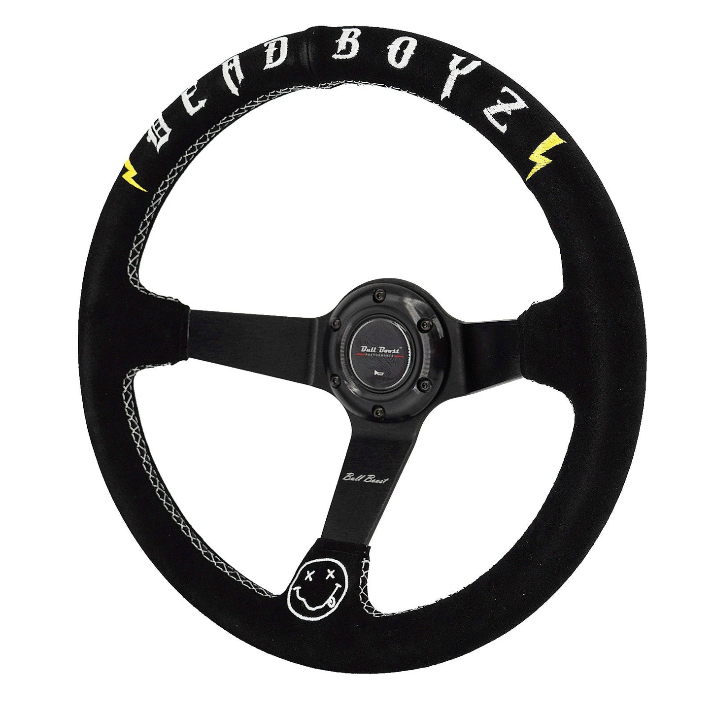 Universal Deadboyz 350mm 3"Deep Dish 6-Bolt Steering Wheel | 150 Entries
