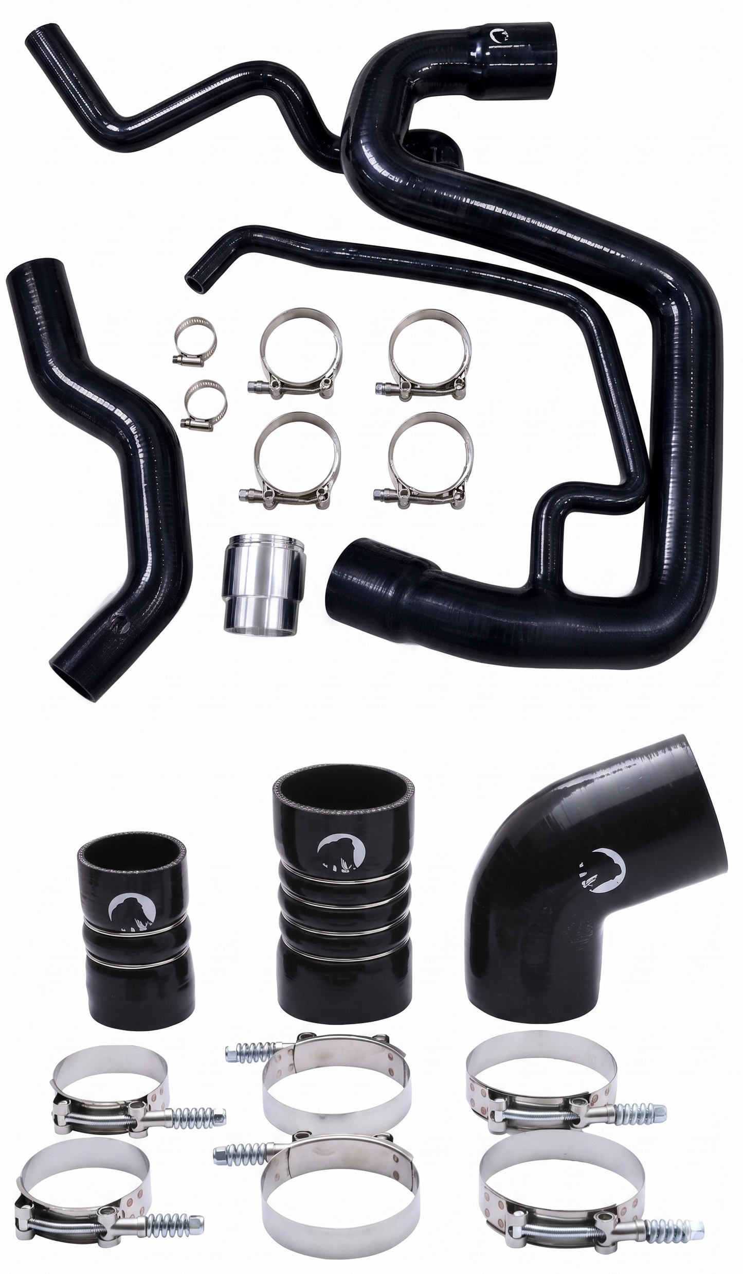 Heavy Duty Silicone Intercooler & Coolant Hose Kit 2006-2010 Chevy Silverado & GMC Sierra 6.6L Duramax