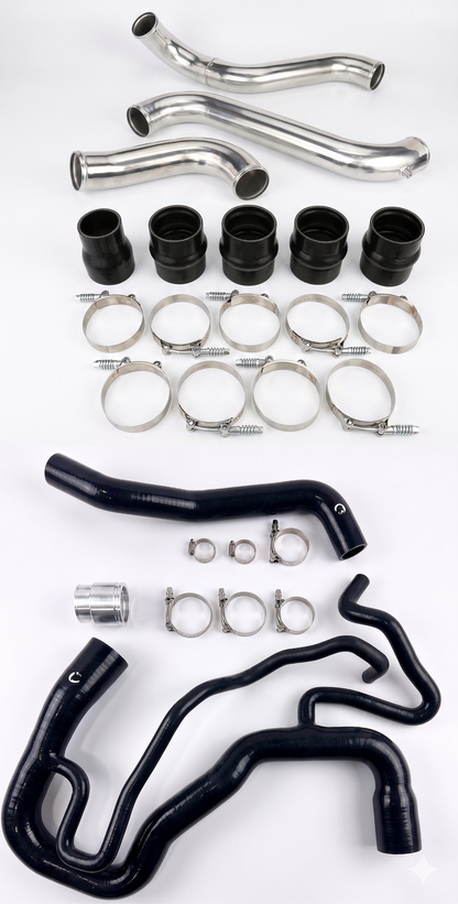 Heavy Duty Silicone Intercooler & Coolant Hose Kit 2011-2016 Chevy Silverado & GMC Sierra 6.6L Duramax