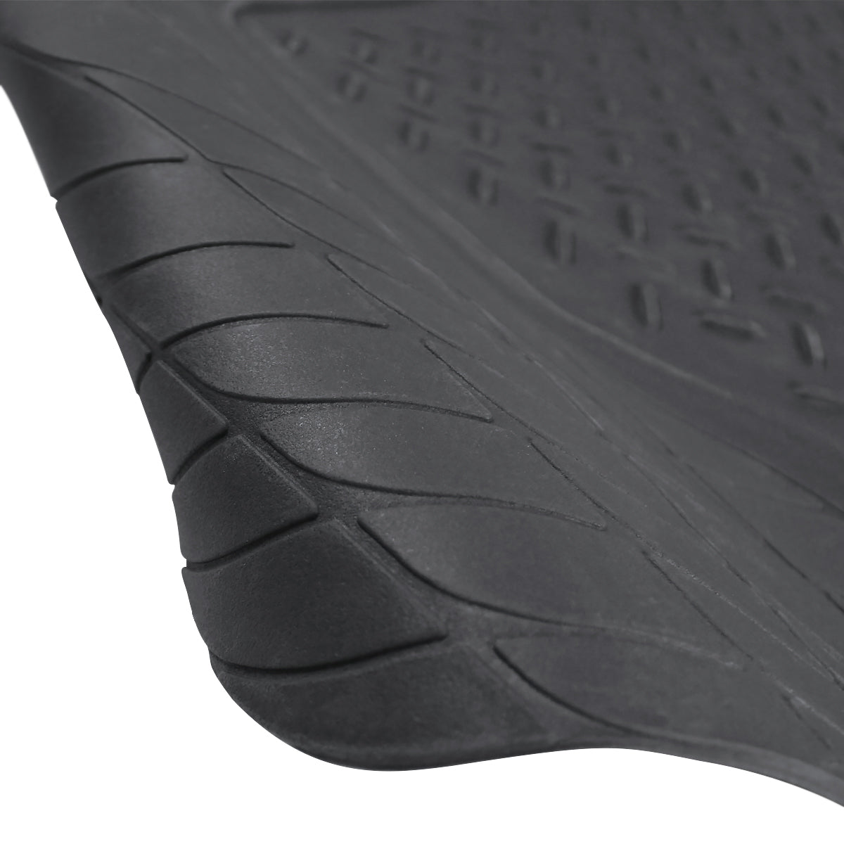 Universal PVC Rubber Floor Mats - 4PC (Gray)