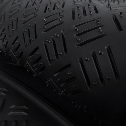 Universal PVC Rubber Non-Slip Floor Mats - 4PC (Black)