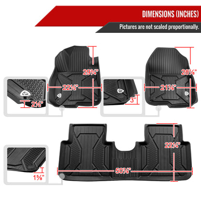 2017-2022 Honda CR-V 3PC All Weather TPE Floor Mats