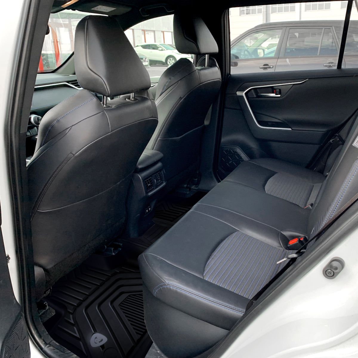 2019-2022 Toyota RAV4 3PC All Weather Black TPE Floor Mats