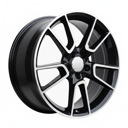 MB10 19x9.5 5x112 +38 66.6 Black Machined Face