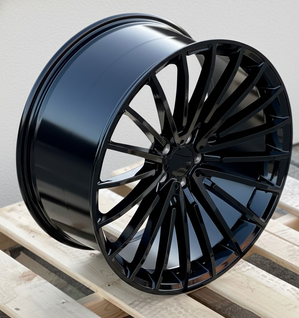 MB15 20x9.5 5x112 +38 66.6 Gloss Black