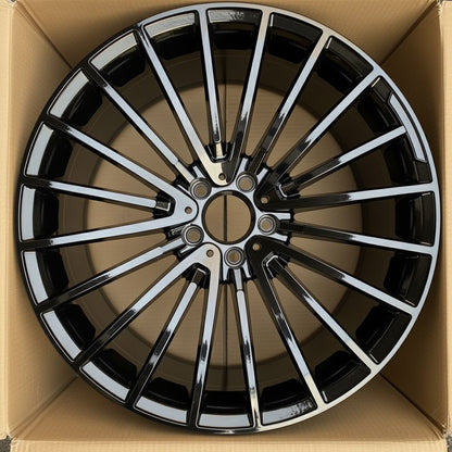 MB15 20x9.5 5x112 +45 66.6 Gloss Black