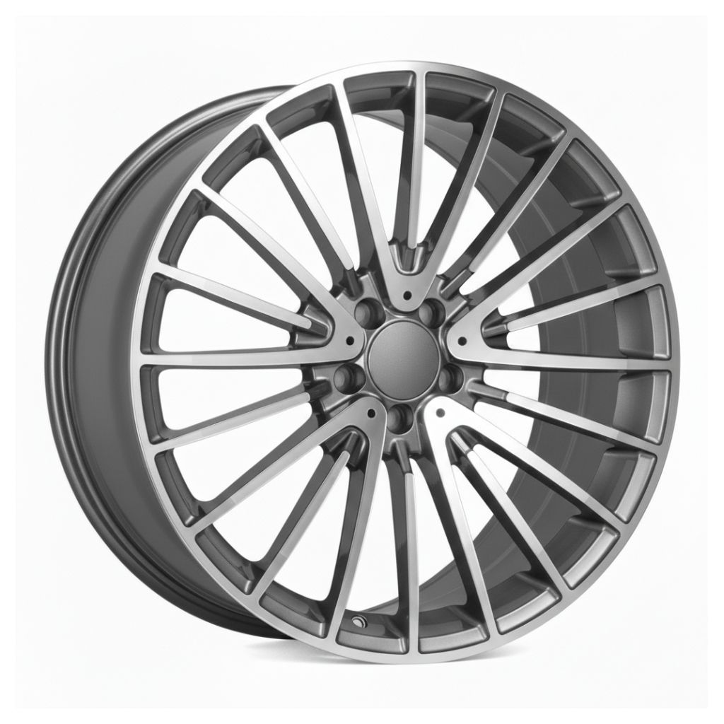 MB15 20x9.5 5x112 +40 66.6 Gunmetal  Machined Face