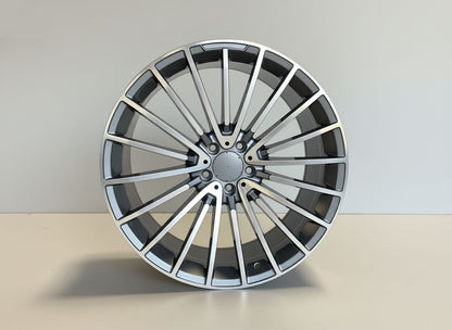 MB15 20x8.5 5x112 +35 66.6 Gunmetal Machined Face