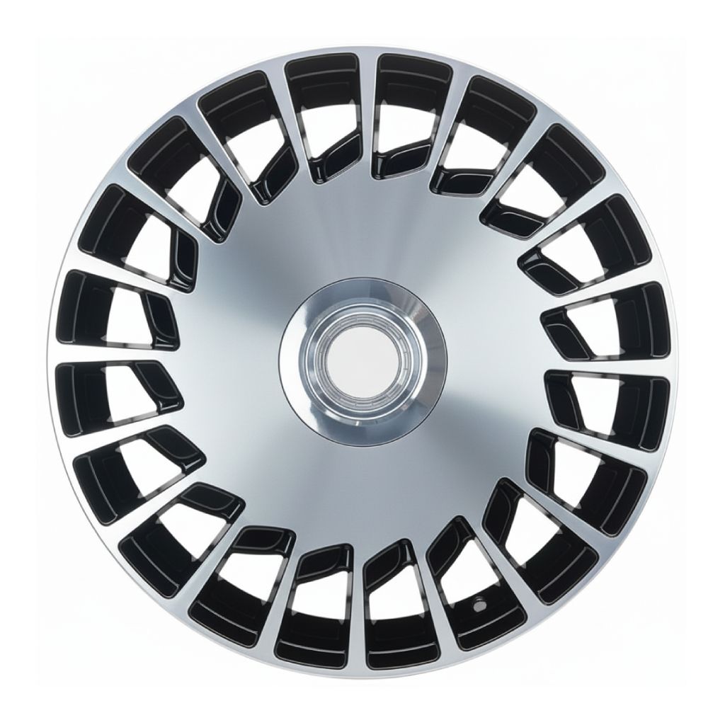 MB16 20x8.5 5x112 +35 66.6 Black Machined Face
